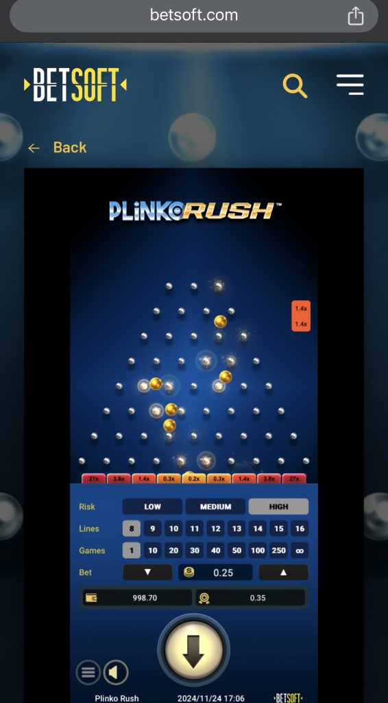 Plinko Rush